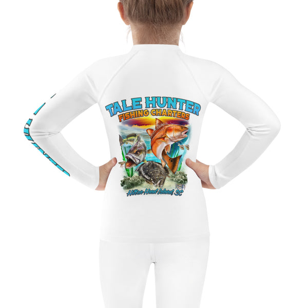 Redfish, Trout & Flounder Kids Rash Guard 2T-7