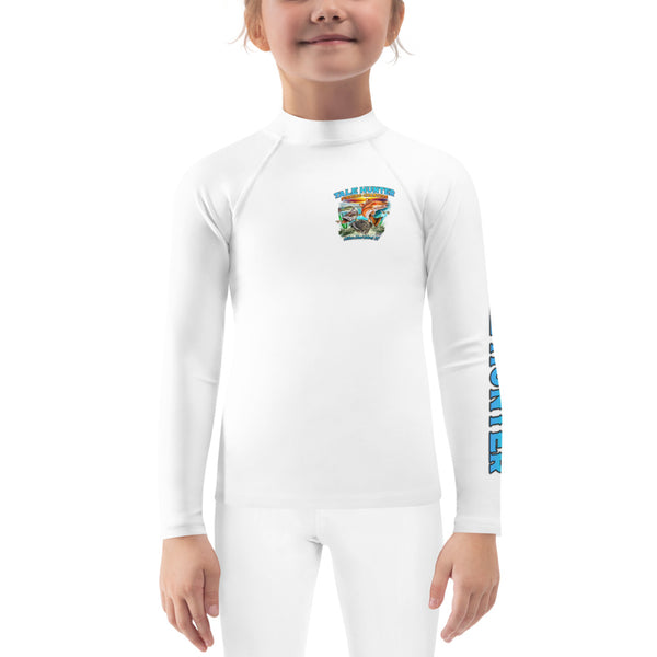 Redfish, Trout & Flounder Kids Rash Guard 2T-7