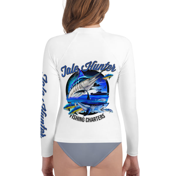 Blue Marlin & Mako Shark Youth Rash Guard 8-20