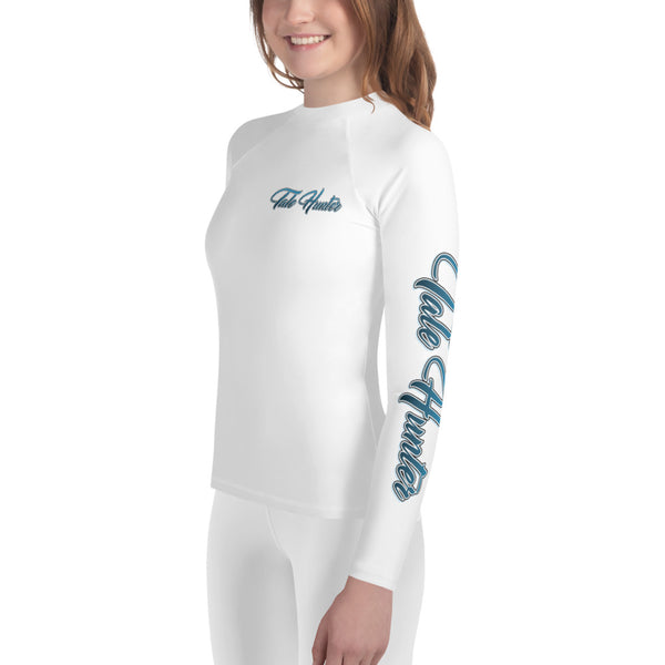 Mermaid, Great White Shark & Seahorse youth rash guard 8-20