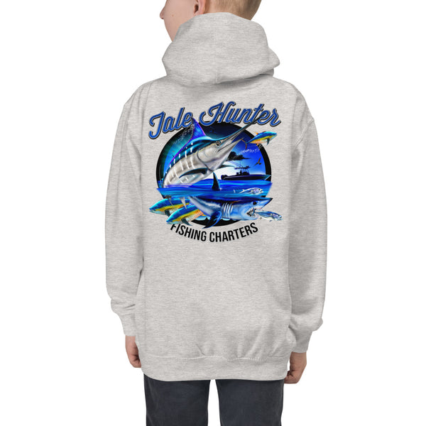 Blue Marlin & Mako Shark Kids Hoodie