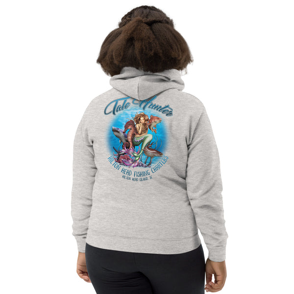 Mermaid, Great White Shark & Seahorse Kids Hoodie