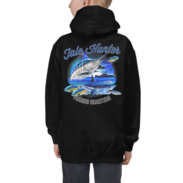 Blue Marlin & Mako Shark Kids Hoodie