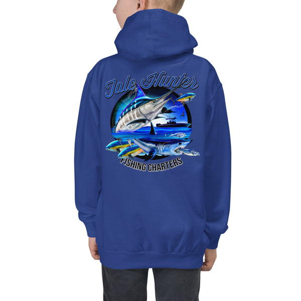 Blue Marlin & Mako Shark Kids Hoodie