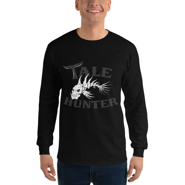 Fish Skeleton Men’s Long Sleeve Shirt