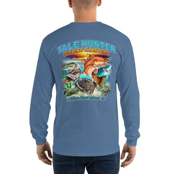 Redfish, Trout & Flounder Men’s Long Sleeve Shirt