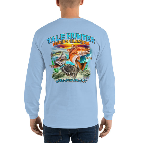 Redfish, Trout & Flounder Men’s Long Sleeve Shirt