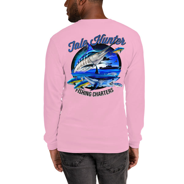 Blue Marlin & Mako Shark Mens Long Sleeve T-Shirt