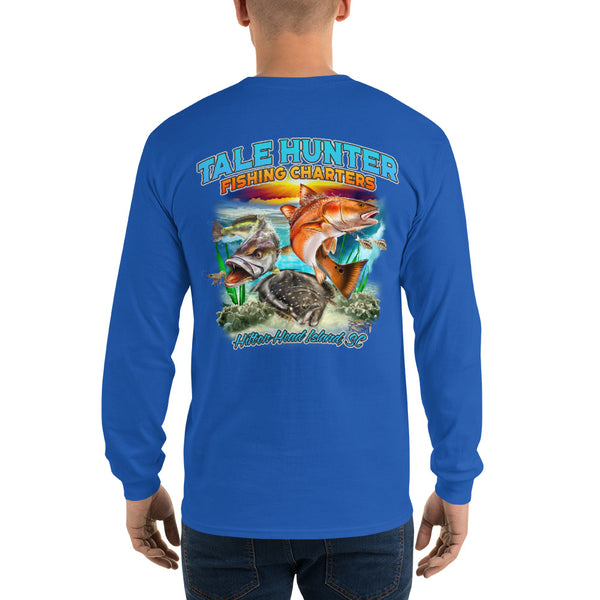 Redfish, Trout & Flounder Men’s Long Sleeve Shirt