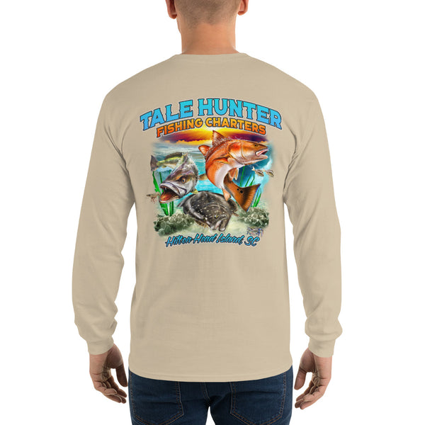 Redfish, Trout & Flounder Men’s Long Sleeve Shirt