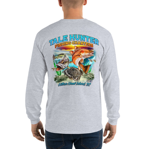 Redfish, Trout & Flounder Men’s Long Sleeve Shirt