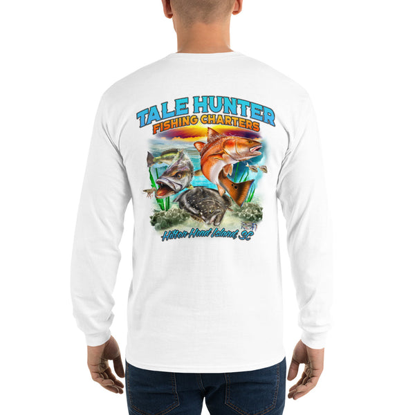 Redfish, Trout & Flounder Men’s Long Sleeve Shirt