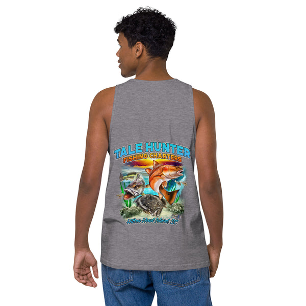 Redfish, Trout & Flounder Men’s premium tank top