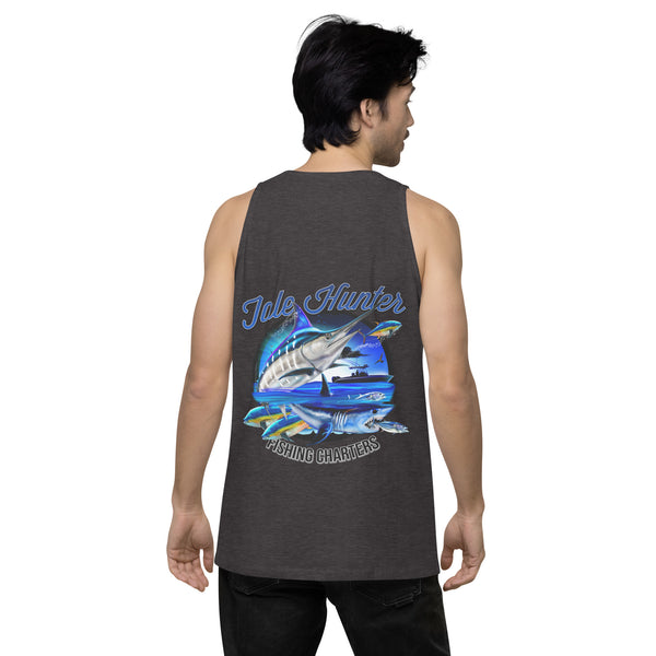 Blue Marlin & Mako Shark Men’s Premium Tank Top