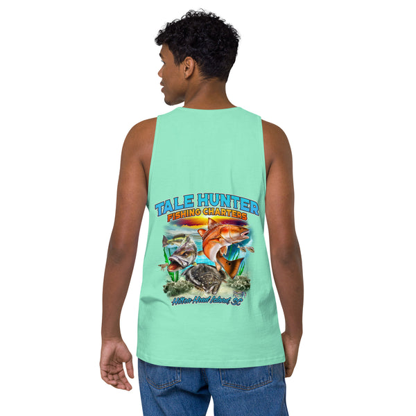 Redfish, Trout & Flounder Men’s premium tank top