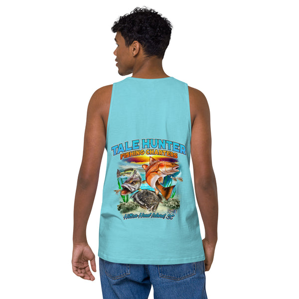 Redfish, Trout & Flounder Men’s premium tank top