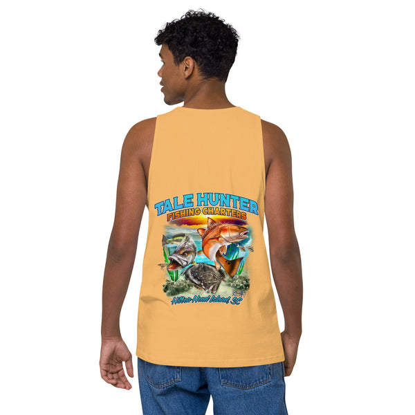 Redfish, Trout & Flounder Men’s premium tank top