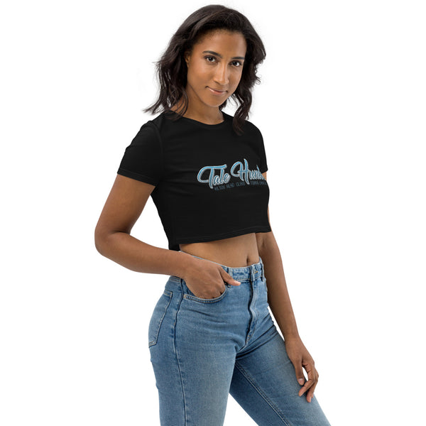 Tale Hunter Logo Organic Crop Top