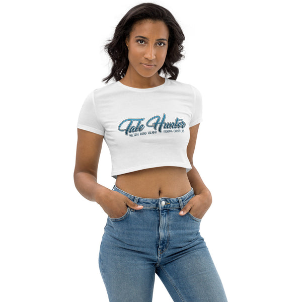 Tale Hunter Logo Organic Crop Top