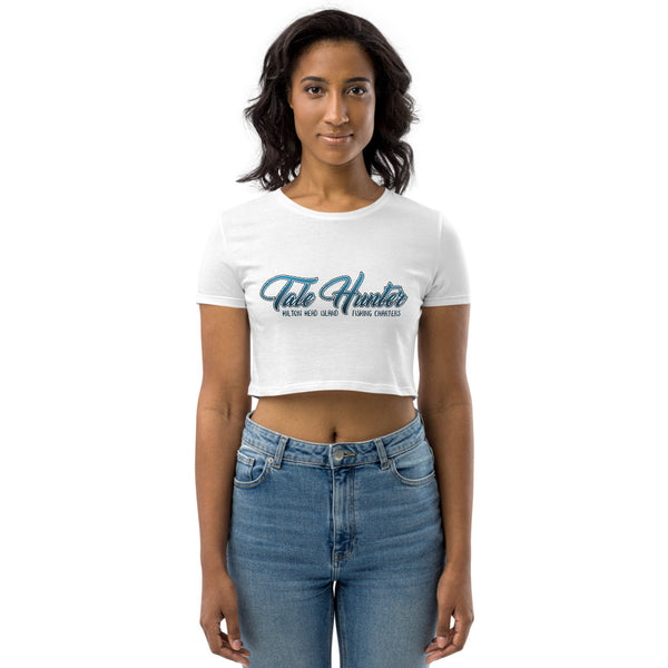 Tale Hunter Logo Organic Crop Top