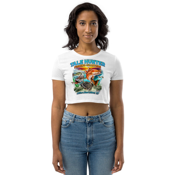 Redfish, Trout & Flounder Organic Crop Top