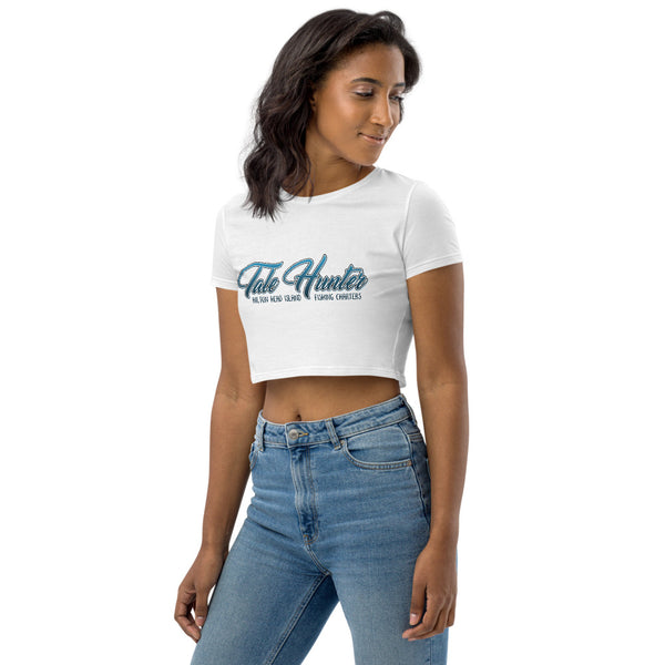 Tale Hunter Logo Organic Crop Top