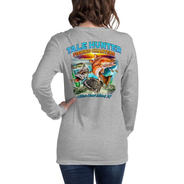 Redfish, Trout & Flounder Unisex Long Sleeve Tee