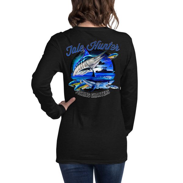 Blue Marlin & Mako Shark Unisex Long Sleeve Tee