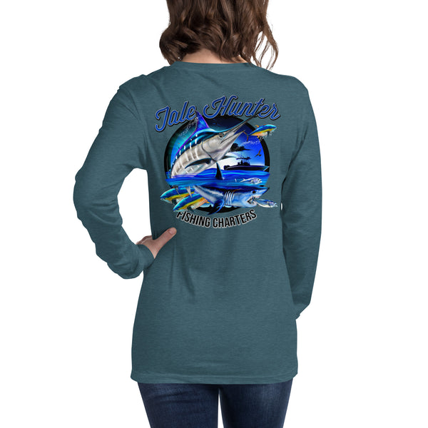 Blue Marlin & Mako Shark Unisex Long Sleeve Tee