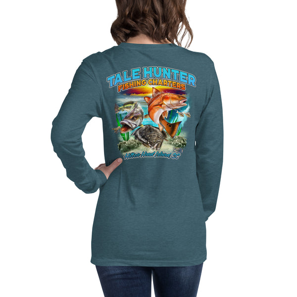 Redfish, Trout & Flounder Unisex Long Sleeve Tee