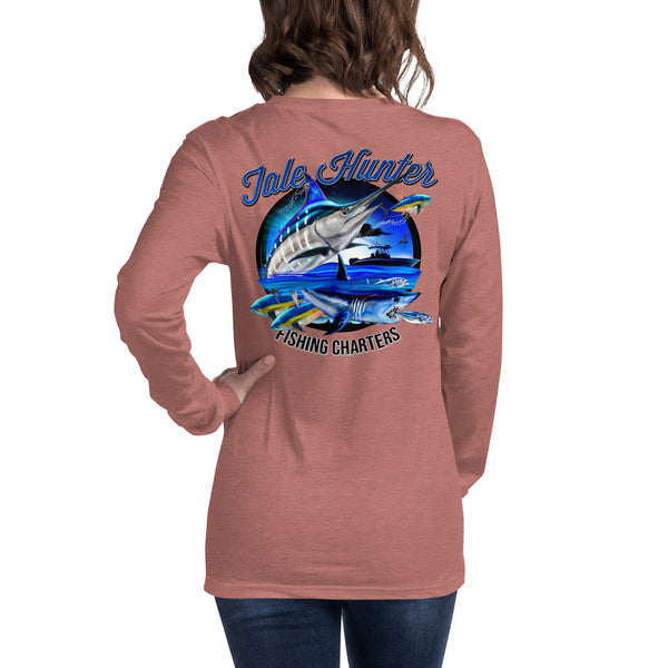 Blue Marlin & Mako Shark Unisex Long Sleeve Tee