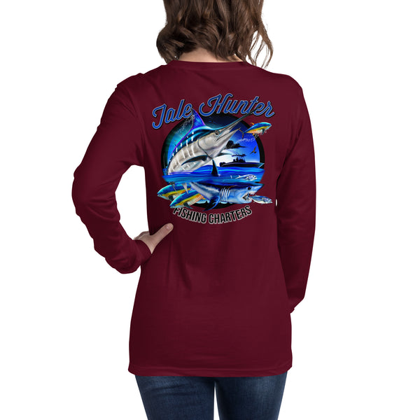 Blue Marlin & Mako Shark Unisex Long Sleeve Tee