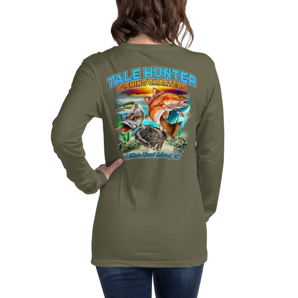 Redfish, Trout & Flounder Unisex Long Sleeve Tee