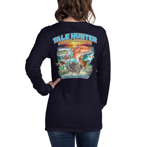 Redfish, Trout & Flounder Unisex Long Sleeve Tee