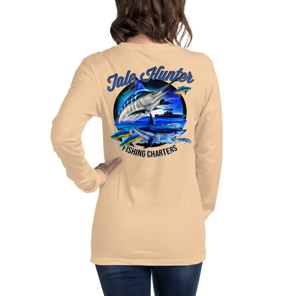 Blue Marlin & Mako Shark Unisex Long Sleeve Tee