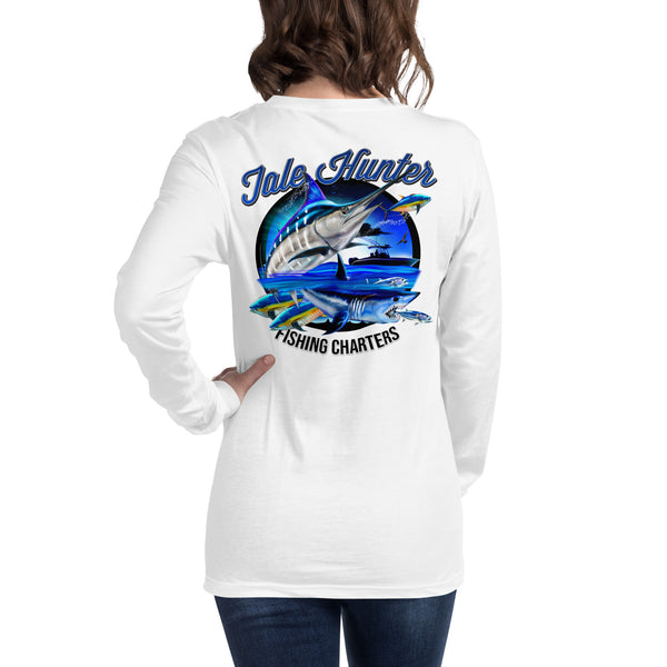 Blue Marlin & Mako Shark Unisex Long Sleeve Tee