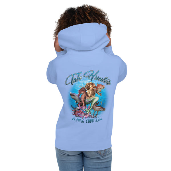 Mermaid, Great White Shark & Redfish Women's Hoodie