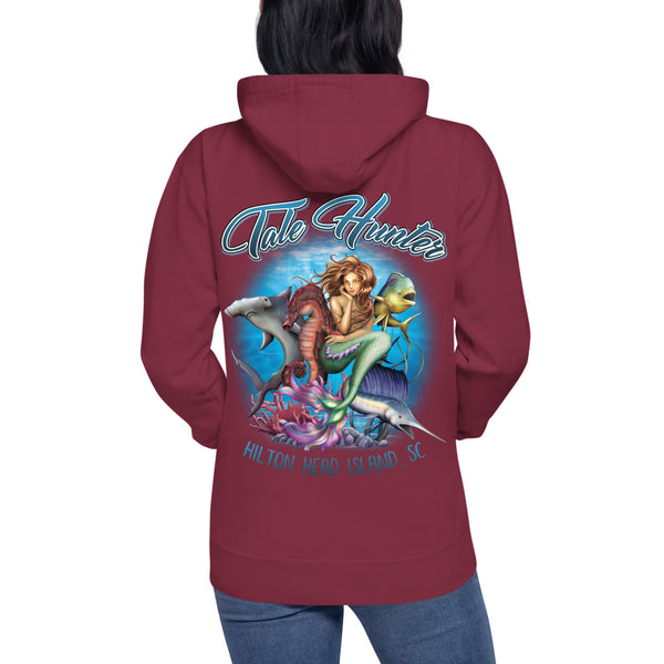 Mermaid, Hammerhead Shark & Mahi Unisex Hoodie