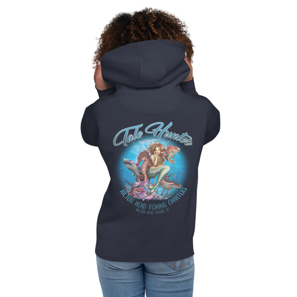 Mermaid, Great White Shark & Seahorse Unisex Hoodie