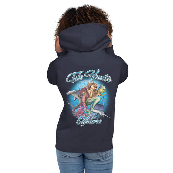 Mermaid, Hammerhead Shark & Seahorse Unisex Hoodie