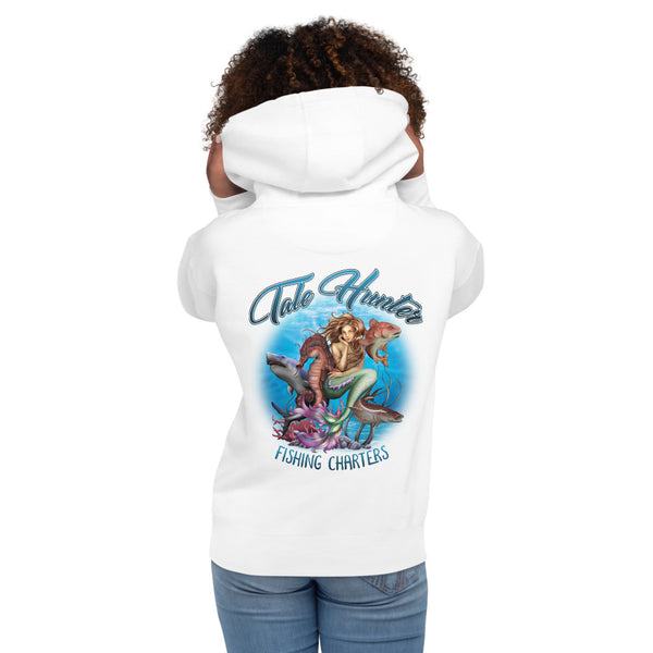 Mermaid, Great White Shark & Redfish Women's Hoodie