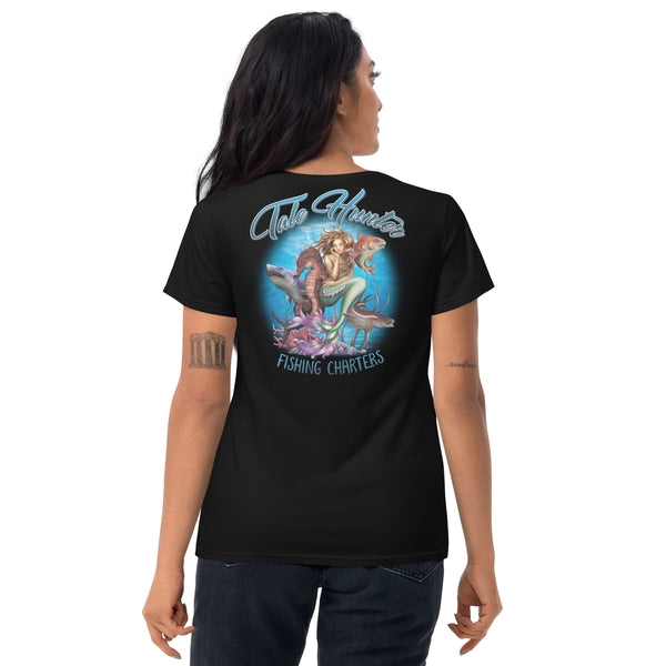 Mermaid, Great White Shark & Seahorse Women's Fashion Fit Short Sleeve T-Shirt