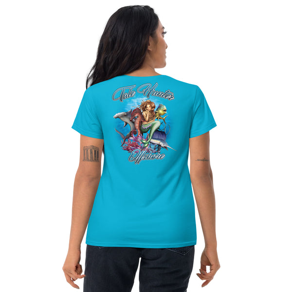 Mermaid, Hammerhead Shark & Seahorse Women's Fashion Fit short sleeve t-shirt