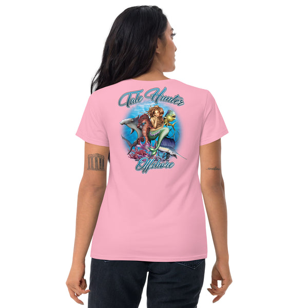 Mermaid, Hammerhead Shark & Seahorse Women's Fashion Fit short sleeve t-shirt