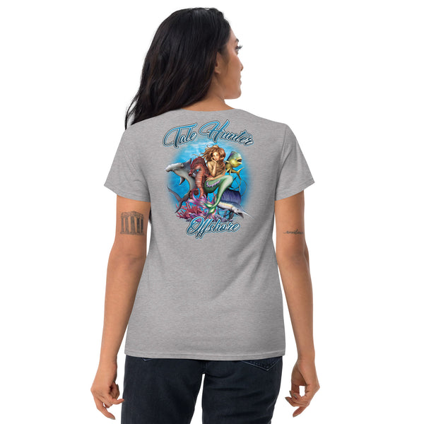 Mermaid, Hammerhead Shark & Seahorse Women's Fashion Fit short sleeve t-shirt