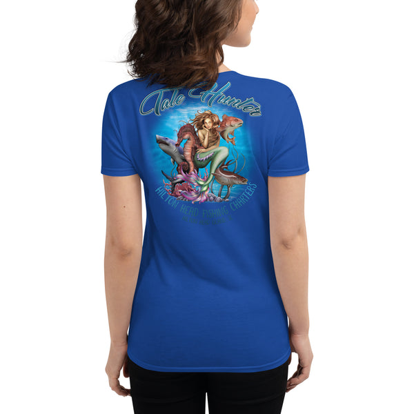 Mermaid, Great White, Seahorse Women's Fashion Fit Short Sleeve T-Shirt