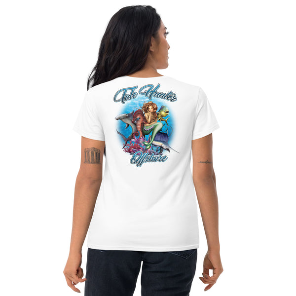 Mermaid, Hammerhead Shark & Seahorse Women's Fashion Fit short sleeve t-shirt