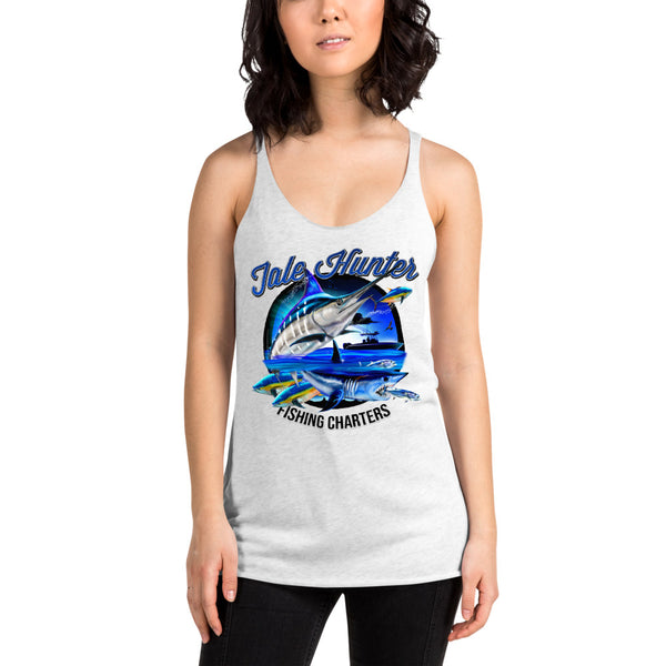 Blue Marlin & Mako Shark Women's Racerback Tank