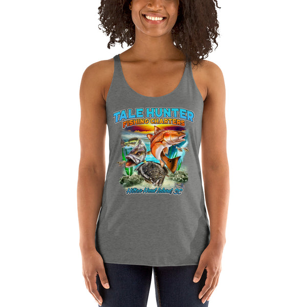 Redfish, Trout & Flounder Women's Racerback Tank