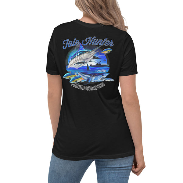 Blue Marlin & Mako Shark Women's Relaxed Short Sleeve T-Shirt